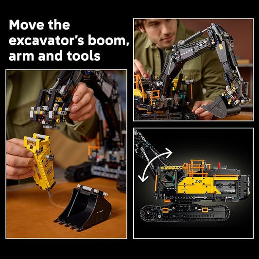 Technic Volvo EC500 Hybrid Excavator - Building Set for Adults