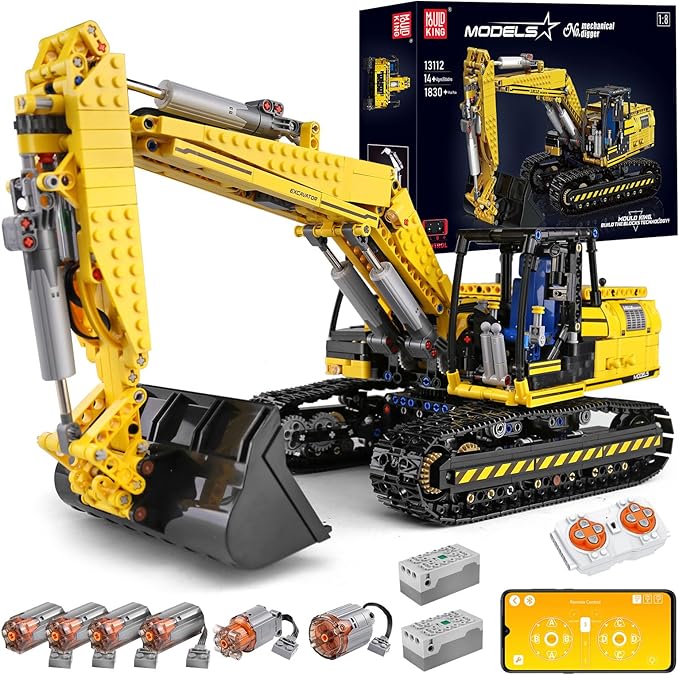 13112 RC Excavator Building Set