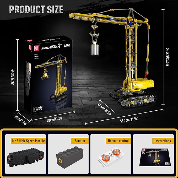 Technic Crawler Crane Building Kit