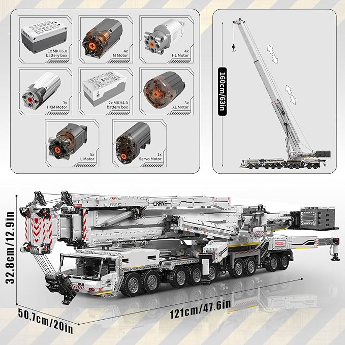 17007 LTM11200 Technology Crane Building Set