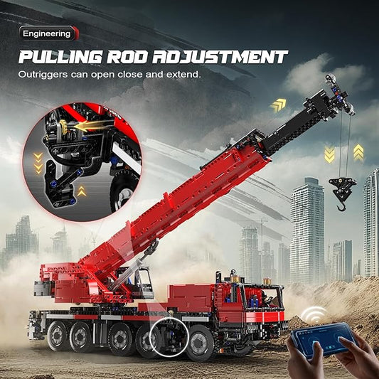 King 17074 Mobile Construction Crane Toy Set