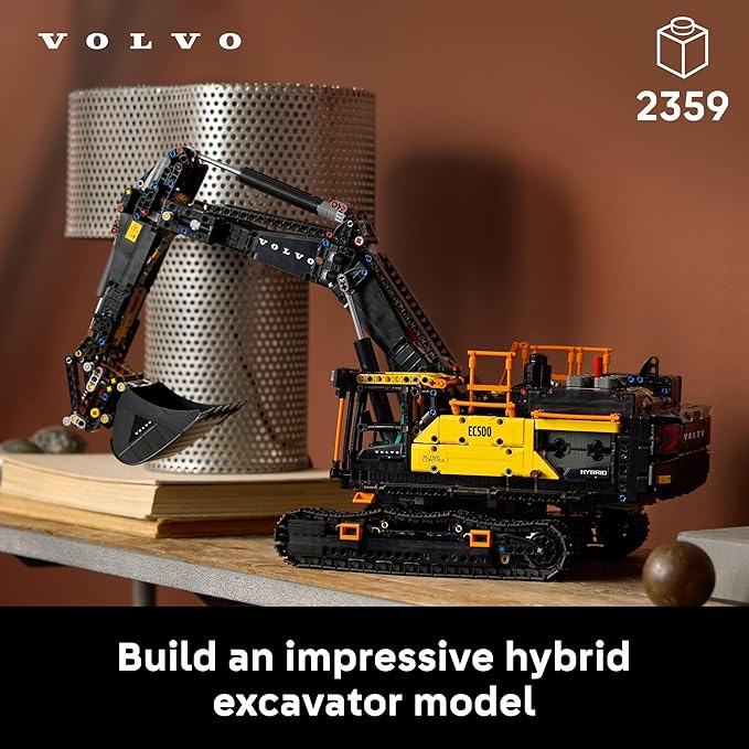 Technic Volvo EC500 Hybrid Excavator - Building Set for Adults