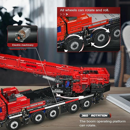 King 17074 Mobile Construction Crane Toy Set