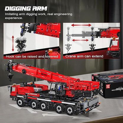 King 17074 Mobile Construction Crane Toy Set