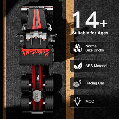 10037 Flatbed Semi Truck Building Set