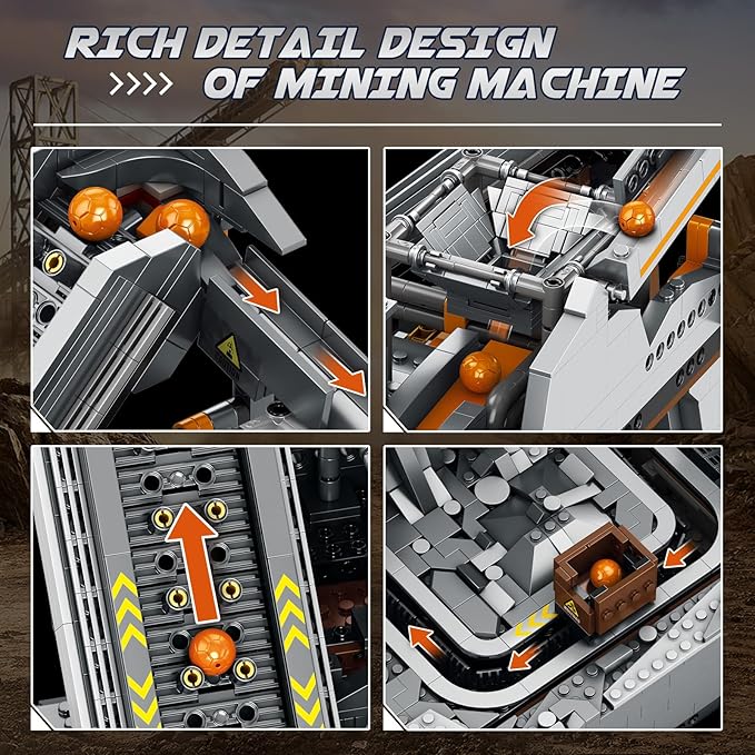 Electric Mining Machine Building Set