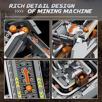 Electric Mining Machine Building Set